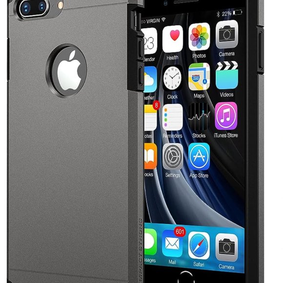 ImpactStrong iPhone 7/8 Case, Heavy Duty Dual Layer Protection Cover Heavy Duty - Picture 6 of 11